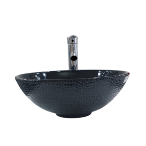Round Black Sink